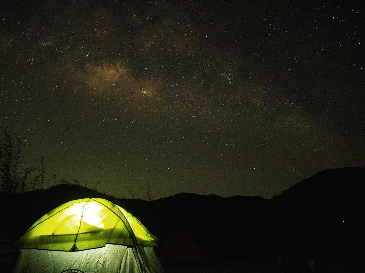 Clear night sky stargazing near Pune