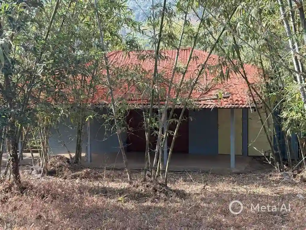Cottage exterior nature setting