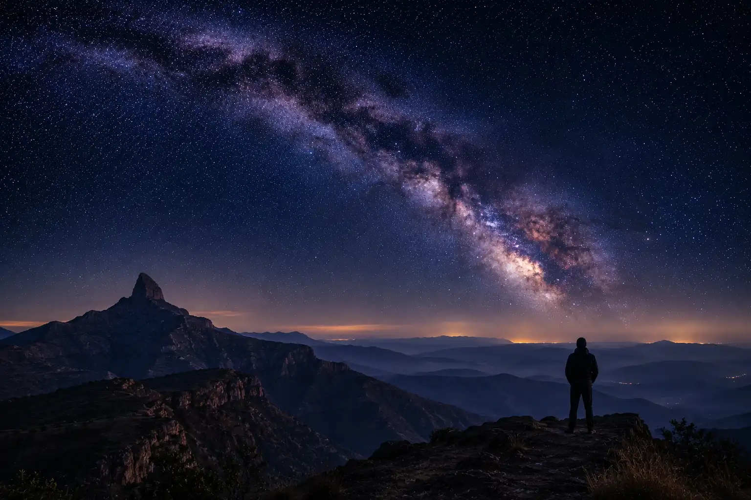 Sahyadri mountain sky for stargazing