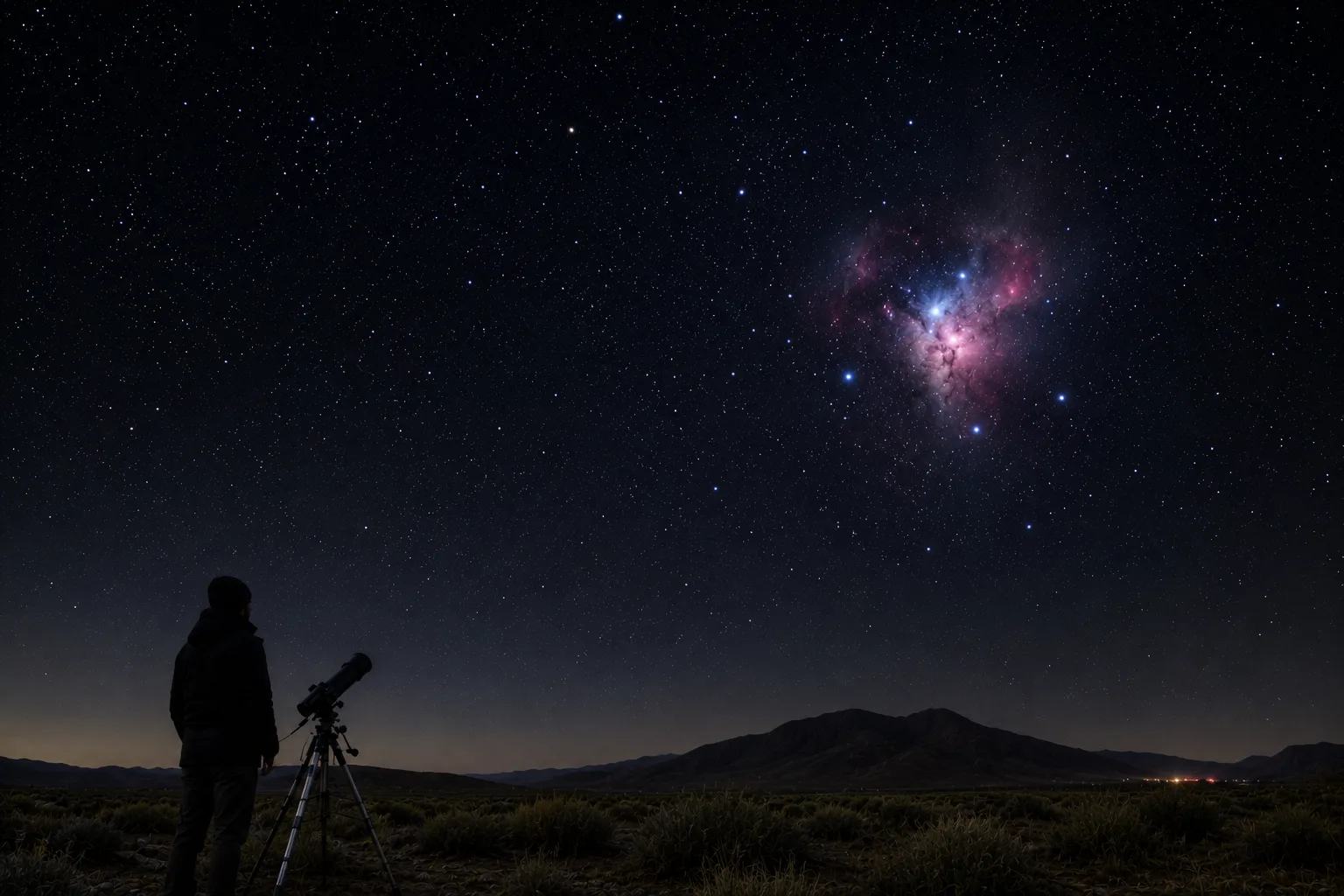 Deep sky object seen through astronomical observation